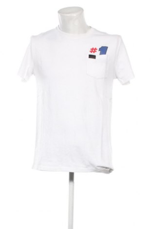 Мъжка тениска Superdry, Размер L, Цвят Бял, Цена 37,60 лв.