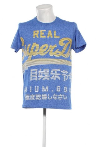 Tricou de bărbați Superdry, Mărime L, Culoare Albastru, Preț 127,63 Lei