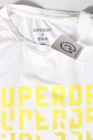 Tricou de bărbați Superdry, Mărime L, Culoare Alb, Preț 123,69 Lei