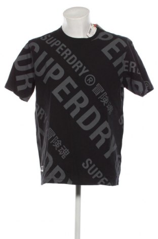 Herren T-Shirt Superdry, Größe L, Farbe Schwarz, Preis € 20,62