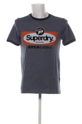 Herren T-Shirt Superdry, Größe S, Farbe Blau, Preis € 19,59