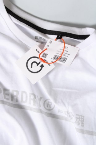Ανδρικό t-shirt Superdry, Μέγεθος 3XL, Χρώμα Λευκό, Τιμή 20,00 €