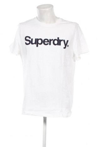 Ανδρικό t-shirt Superdry, Μέγεθος XXL, Χρώμα Λευκό, Τιμή 12,37 €