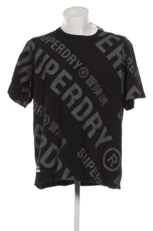 Herren T-Shirt Superdry, Größe 3XL, Farbe Schwarz, Preis € 20,62