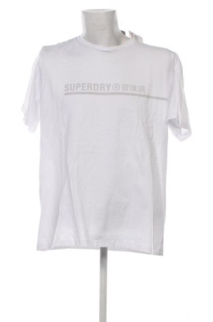 Tricou de bărbați Superdry, Mărime XXL, Culoare Alb, Preț 131,58 Lei