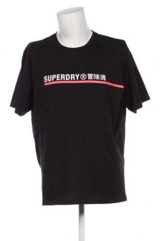 Herren T-Shirt Superdry, Größe 3XL, Farbe Schwarz, Preis 20,62 €