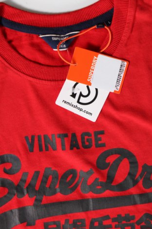 Ανδρικό t-shirt Superdry, Μέγεθος L, Χρώμα Κόκκινο, Τιμή 19,38 €
