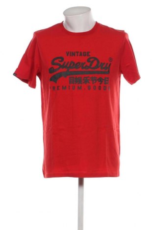 Мъжка тениска Superdry, Размер L, Цвят Червен, Цена 36,40 лв.