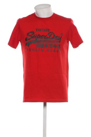 Мъжка тениска Superdry, Размер M, Цвят Червен, Цена 38,80 лв.