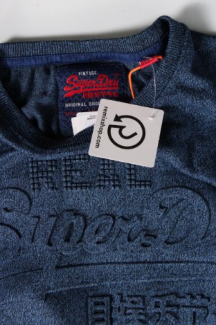 Herren T-Shirt Superdry, Größe L, Farbe Blau, Preis 20,62 €