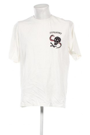 Męski T-shirt Superdry, Rozmiar XL, Kolor Biały, Cena 106,62 zł