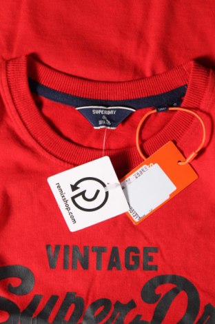 Ανδρικό t-shirt Superdry, Μέγεθος S, Χρώμα Κόκκινο, Τιμή 20,62 €