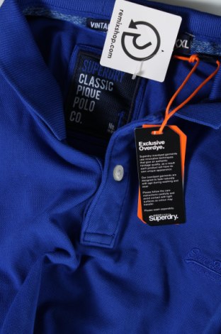 Ανδρικό t-shirt Superdry, Μέγεθος 3XL, Χρώμα Μπλέ, Τιμή 20,62 €