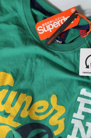 Ανδρικό t-shirt Superdry, Μέγεθος L, Χρώμα Πράσινο, Τιμή 20,62 €
