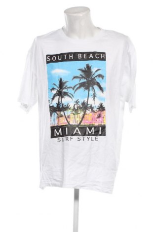Herren T-Shirt Surf Style, Größe XXL, Farbe Weiß, Preis 14,61 €