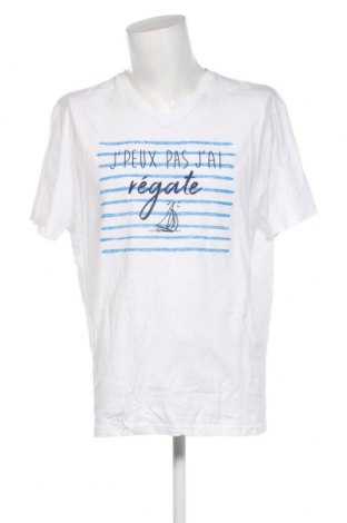 Ανδρικό t-shirt Terre De Marins, Μέγεθος 3XL, Χρώμα Λευκό, Τιμή 15,98 €