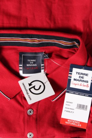Ανδρικό t-shirt Terre De Marins, Μέγεθος 3XL, Χρώμα Κόκκινο, Τιμή 15,98 €
