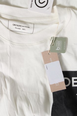 Ανδρικό t-shirt Tom Tailor, Μέγεθος L, Χρώμα Λευκό, Τιμή 15,98 €