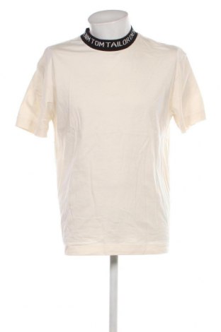 Herren T-Shirt Tom Tailor, Größe L, Farbe Ecru, Preis 15,98 €