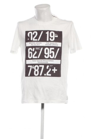 Pánske tričko  Tom Tailor, Veľkosť M, Farba Biela, Cena  9,59 €