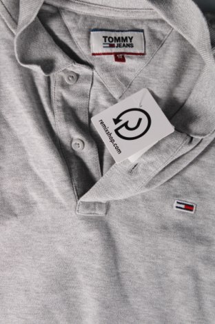 Herren T-Shirt Tommy Jeans, Größe M, Farbe Grau, Preis 23,66 €