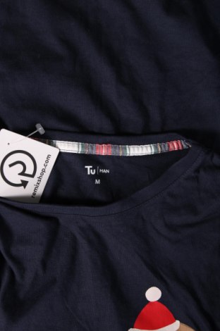 Ανδρικό t-shirt Tu, Μέγεθος M, Χρώμα Μπλέ, Τιμή 3,81 €