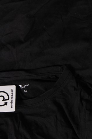 Ανδρικό t-shirt Tu, Μέγεθος M, Χρώμα Μαύρο, Τιμή 4,82 €