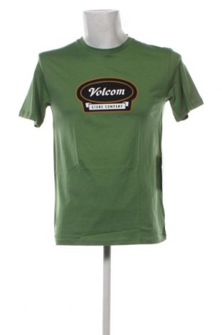 Мъжка тениска Volcom, Размер S, Цвят Зелен, Цена 56,00 лв.