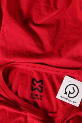 Мъжка тениска WURTH, Размер XL, Цвят Червен, Цена 14,00 лв.