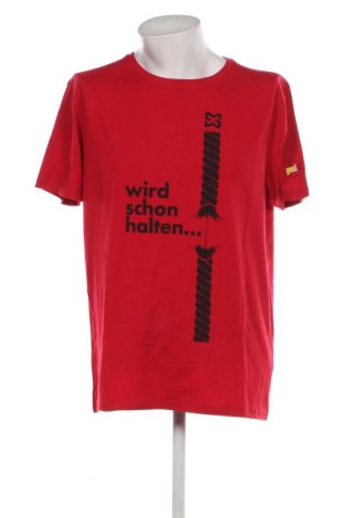 Мъжка тениска WURTH, Размер XL, Цвят Червен, Цена 8,40 лв.