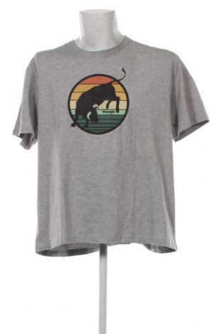 Мъжка тениска Wrangler, Размер L, Цвят Сив, Цена 54,32 лв.