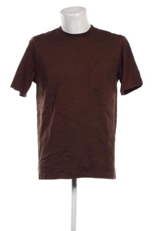 Мъжка тениска Zara, Размер M, Цвят Кафяв, Цена 15,20 лв.