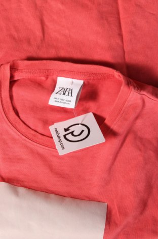 Мъжка тениска Zara, Размер S, Цвят Розов, Цена 16,10 лв.
