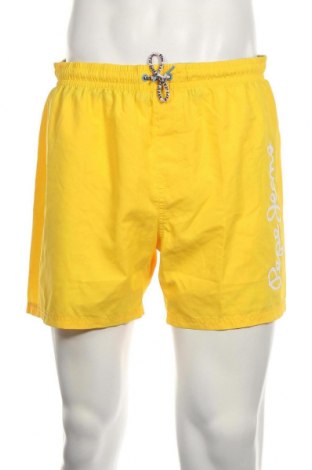 Ανδρικά μαγιό Pepe Jeans, Μέγεθος XL, Χρώμα Κίτρινο, Τιμή 29,79 €