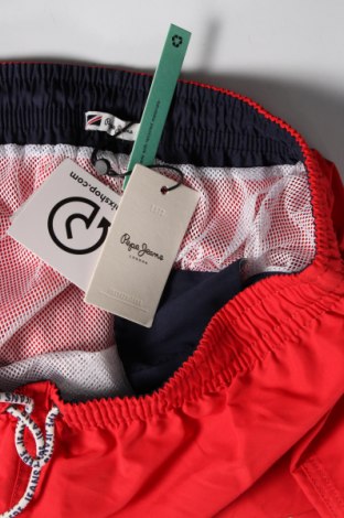 Ανδρικά μαγιό Pepe Jeans, Μέγεθος L, Χρώμα Κόκκινο, Τιμή 32,95 €
