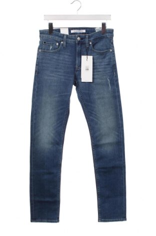 Męskie jeansy Calvin Klein Jeans, Rozmiar S, Kolor Niebieski, Cena 275,96 zł