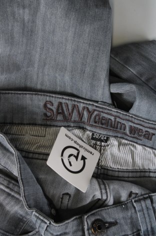 Herren Jeans Savvy, Größe S, Farbe Grau, Preis € 4,28