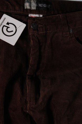 Ανδρικό κοτλέ παντελόνι Henson & Henson, Μέγεθος L, Χρώμα Καφέ, Τιμή 7,68 €