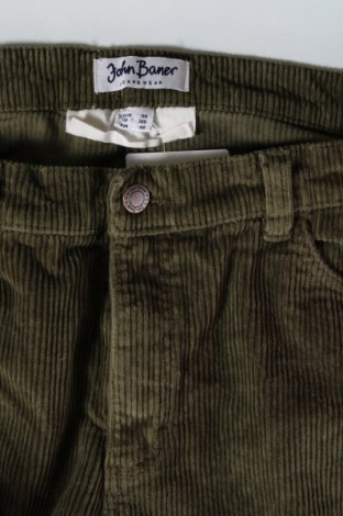 Ανδρικό κοτλέ παντελόνι John Baner, Μέγεθος XL, Χρώμα Πράσινο, Τιμή 10,76 €