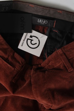 Pantaloni raiați de bărbați Liu Jo, Mărime S, Culoare Maro, Preț 100,66 Lei