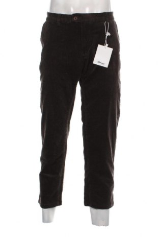 Pantaloni raiați de bărbați Urban Wave, Mărime XL, Culoare Maro, Preț 183,55 Lei