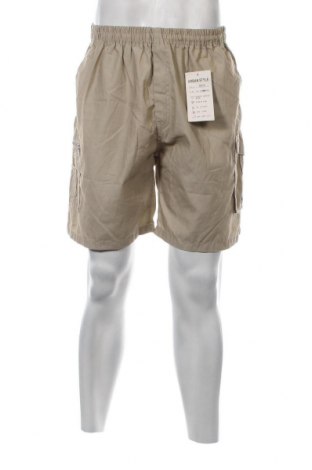 Мъжки къс панталон, Размер L, Цвят Бежов, Цена 22,80 лв.
