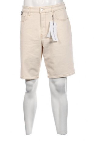 Мъжки къс панталон Calvin Klein Jeans, Размер XL, Цвят Бежов, Цена 108,00 лв.