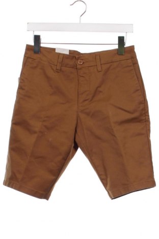 Мъжки къс панталон Carhartt, Размер S, Цвят Кафяв, Цена 81,84 лв.