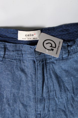 Ανδρικό κοντό παντελόνι Celio, Μέγεθος L, Χρώμα Μπλέ, Τιμή 15,46 €