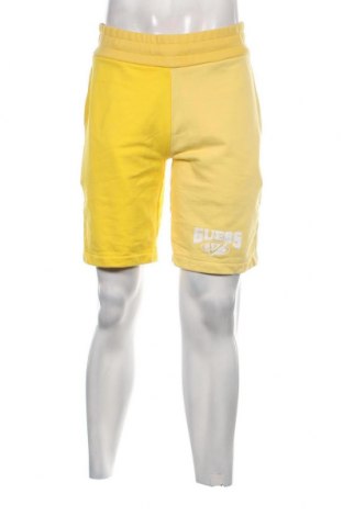Ανδρικό κοντό παντελόνι GUESS x J Balvin, Μέγεθος S, Χρώμα Κίτρινο, Τιμή 22,64 €