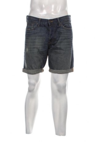 Мъжки къс панталон H&M L.O.G.G., Размер L, Цвят Син, Цена 15,00 лв.
