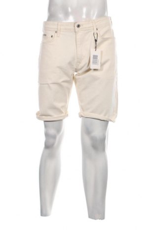 Pantaloni scurți de bărbați Pepe Jeans, Mărime L, Culoare Ecru, Preț 301,97 Lei