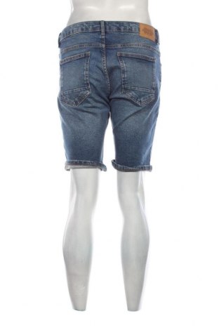 Pantaloni scurți de bărbați Pull&Bear, Mărime M, Culoare Albastru, Preț 64,00 Lei