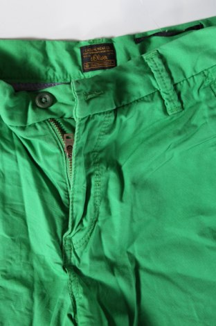 Мъжки къс панталон S.Oliver, Размер M, Цвят Зелен, Цена 27,00 лв.